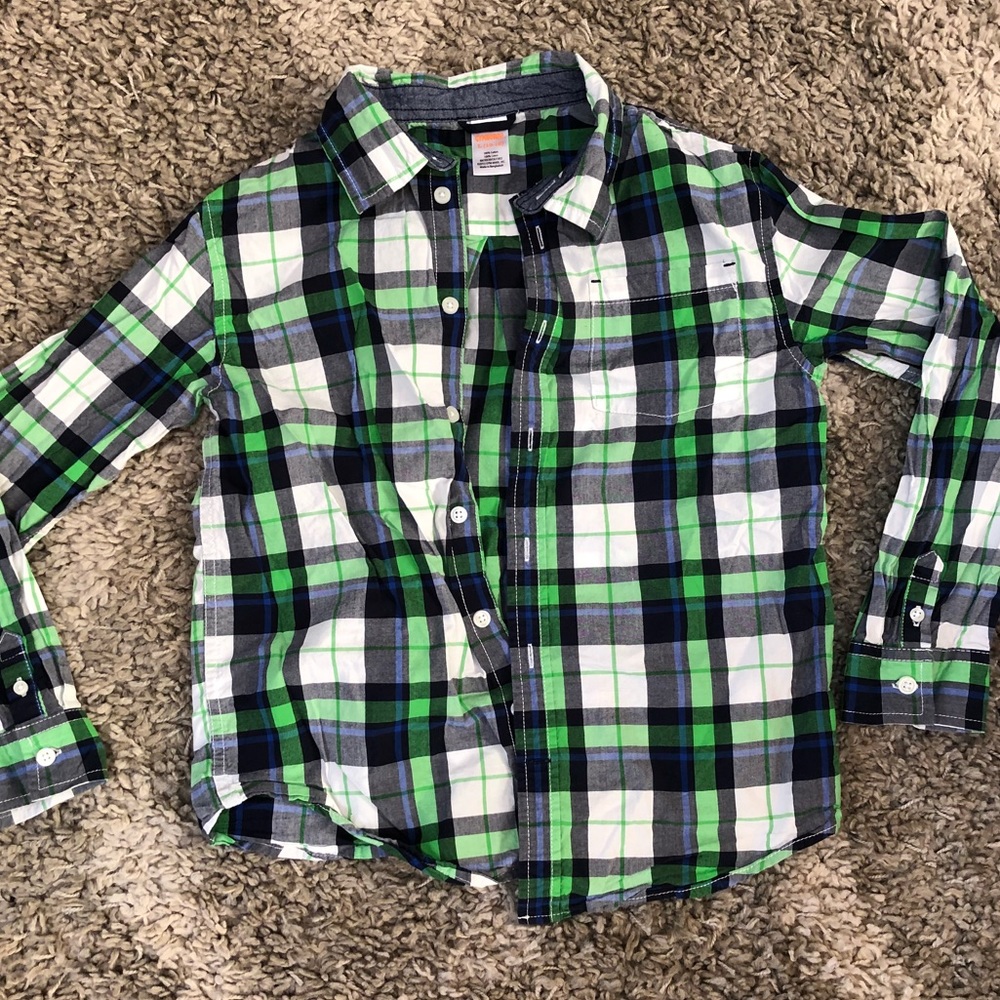 Like new Gymboree plaid shirt!